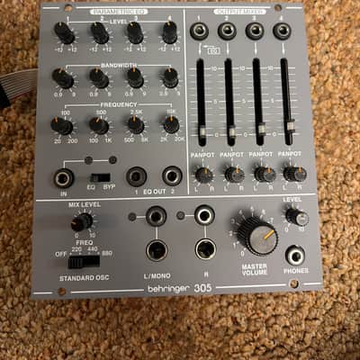Behringer 305 EQ/Mixer/Output Eurorack Synthesizer Module 2020 - Present - Gray image 1
