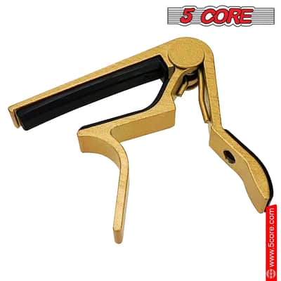 Guitar Capo Acoustic Electric Guitar 6 String Gold image 3