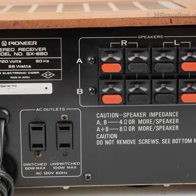 Pioneer SX-680 Stereo Receiver – Fully Serviced & Fully Restored – 1-Year Warranty image 11