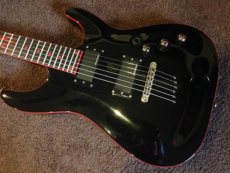 Schecter C1 Shedevil She Devil Electric Guitar RARE Inlay | Reverb