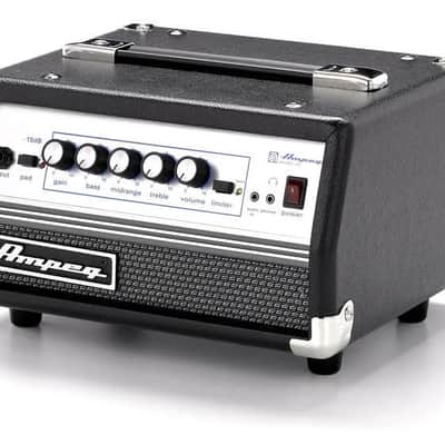 Ampeg Micro VR 200-Watt Compact Solid State Bass Amp Head - Black image 2