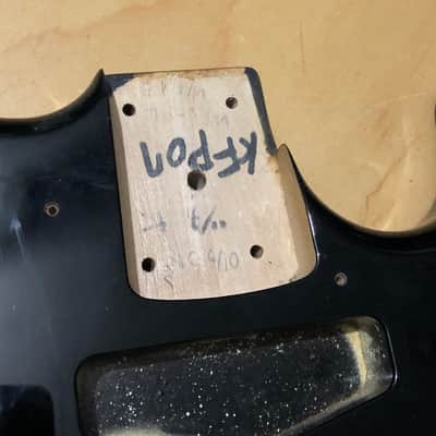 1988 Kramer USA Pacer Deluxe F Series Plate Black Guitar Body Floyd Ready image 7
