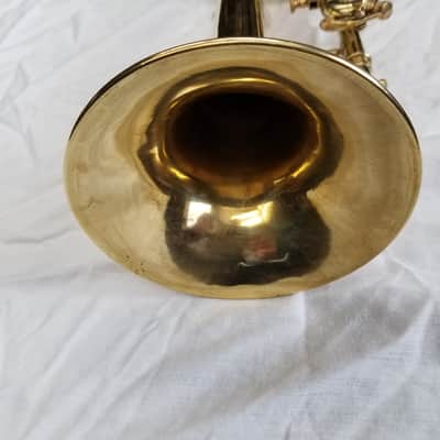 Couesnon Raw Brass Bb Trumpet Circa 1970's with original case & mouthpiece image 12
