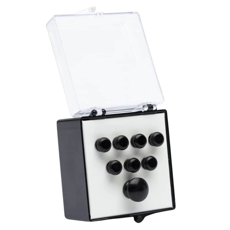 Immagine Martin Plain Bridge and Endpin Set, Ebony - 1