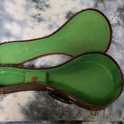 1950's Geib Martin A Style Mandolin Case Soft Shell Needs hinges image 6