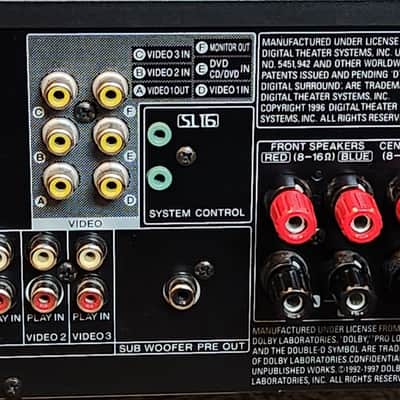 Kenwood Kenwood VR-407 5.1-channel A/V receiver 90s - Black image 9