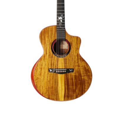 Natasha JC43 - Full Body Solid Koa Acoustic Guitar 2023 - Gloss image 2