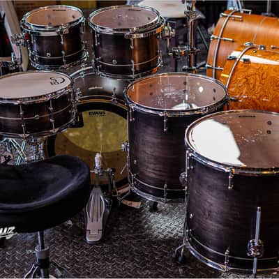 Polmuz Maple Model 1 - 22/10/12/16/18/14sd - Satin Inlayed Black Fade image 9