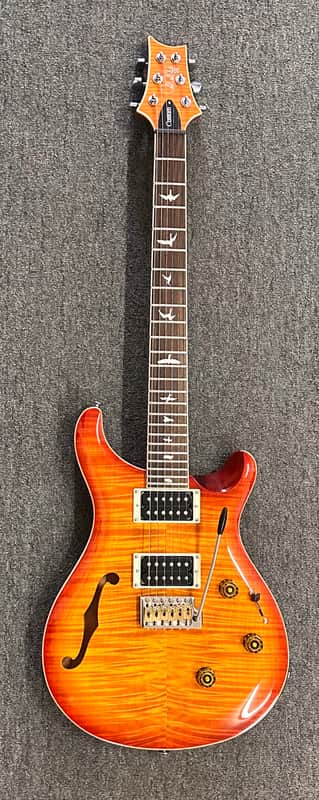 PRS PRS SE Custom 24 Semi-Hollow Piezo Vintage Sunburst w/ PRS Bag