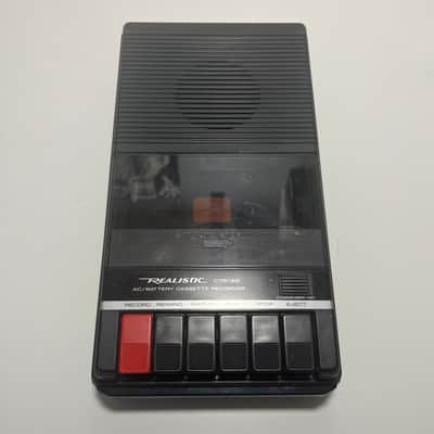 Vintage Realistic Cassette Tape Recorder Player Serviced Includes Free Blank Tape Lofi image 1