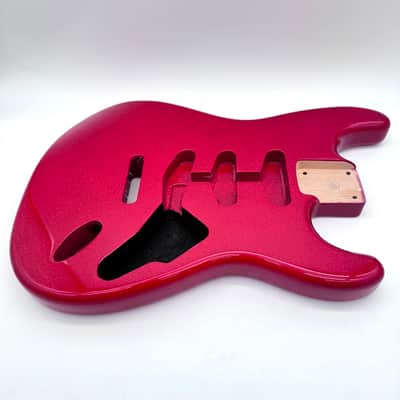 HooDoo Stratocaster Body Alder Sparkle Red hsb6409 image 2