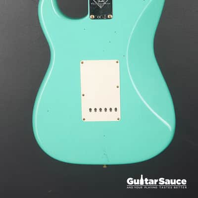 Fender Custom Shop 59 Stratocaster Rosewood Journeyman Super Faded Aged 2025 - Sea Foam Green (Cod.1926NG) image 13