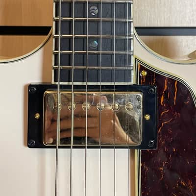 Ibanez AMH90-IV Ivory Expressionist Electric Guitar Made in Indonesia image 4