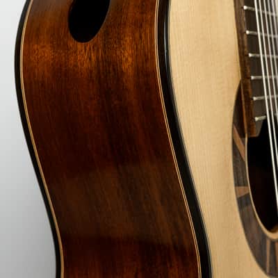 MADE TO ORDER Classical Guitar 7 strings Full Solid Woods Brazil Handmade Zorrer - French polish image 6