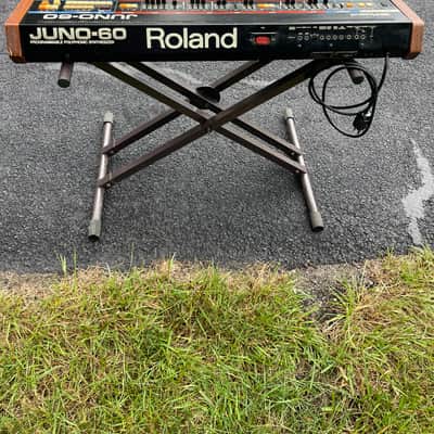 Roland Juno-60 61-Key Polyphonic Synthesizer 1982 - 1984 - Black image 2
