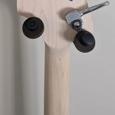Wide Load Meteor Bass - Dirty Blonde Semi-Gloss Ash Body - Maple/Rosewood Neck - GFS RedActive Electronics image 6