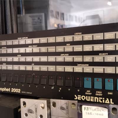Sequential Prophet 2002 Rackmount 8-Voice Polyphonic Synthesizer 1985 - Black image 2