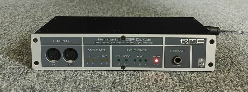 RME Hammerfall DSP Digiface ADAT/SPDIF/MIDI 24 bit 96 kHz Digital Interface 2001 image 1