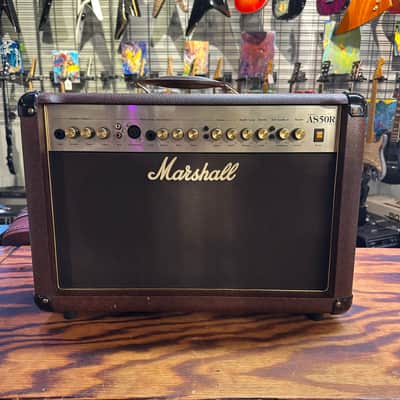 Marshall Acoustic Soloist AS50D 2-Channel 50-Watt 2x8" Acoustic Guitar Combo 2007 - Present - Brown image 1