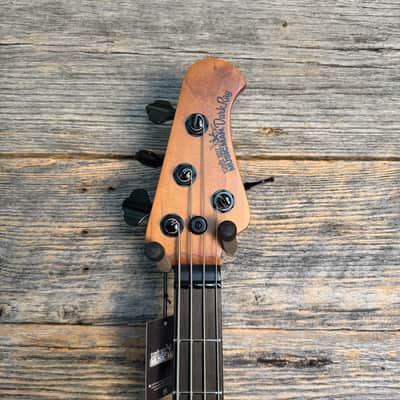 Ernie Ball Music Man Dark Ray 4 Bass Guitar - Starry Night image 4