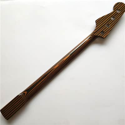 Zebra Wood Bass Guitar Neck,20-Fret image 3