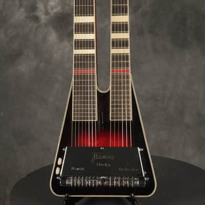 Framus Electra double neck GUITAR + STEEL GUITAR 6/8 made in GERMANY 1962 image 1