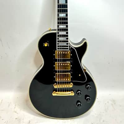 1984 Gibson Les Paul Custom "Black Beauty" w/Added Middle Pickup- Ebony image 8
