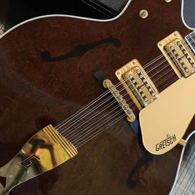 2006 Gretsch G6122-12 Chet Atkins Country Gentleman 12 String Electric Guitar Walnut Stain + OHSC image 4