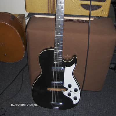 Silvertone Stratotone 1420 1962 Black image 6