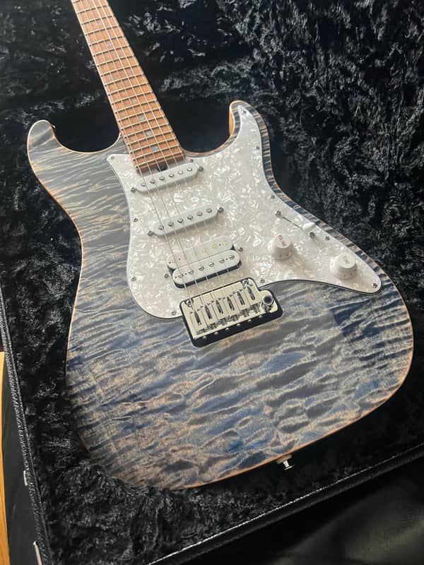 Suhr Blue Denim/Slate Standard- Swamp Ash Body- Birdseye Maple Neck and Board image 1
