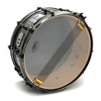 Canopus Type-R Maple Snare Drum 14x5.5 Gun Metal Metallic Lacquer - 2nd Line image 3