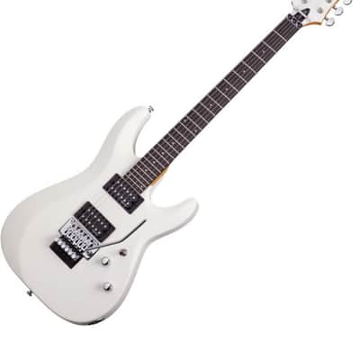 Schecter C-6 FR Deluxe Electric Guitar Satin White image 3