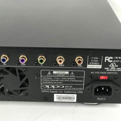Oppo BDP-95 Universal Audiophile Blu-ray Disc Player Hi-Res Audio image 11