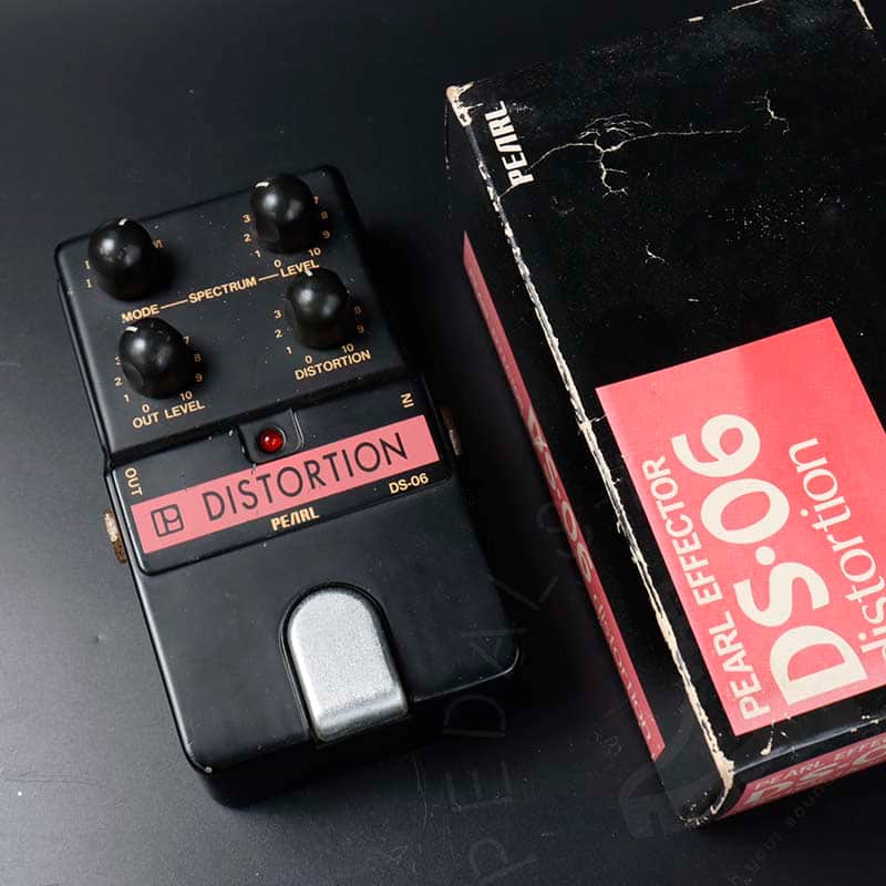 Pearl DS-06 Distortion 1980s - Black w/ original box image 1