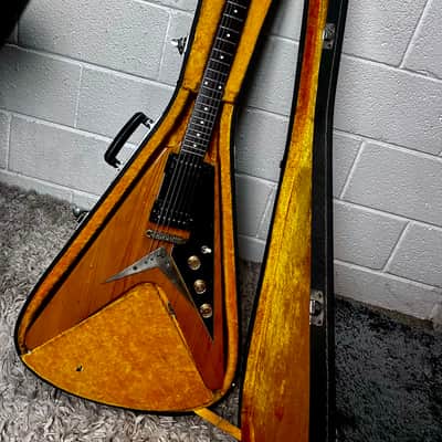 Ibanez Vintage Flying V 2387 Rocket Roll Custom 1975 Natural image 1