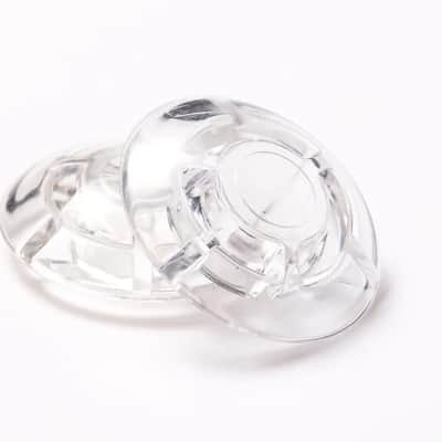Mooer Shrooms Footswitch Pedal Stompbox Plastic Toppers 12-Pack Clear for Line 6 Helix etc image 2