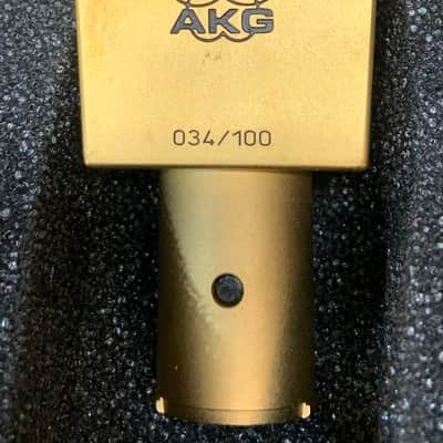 AKG C 414 B-ULS Condenser Mic 1997 GOLD #34 Limited Edition Of 100 image 3