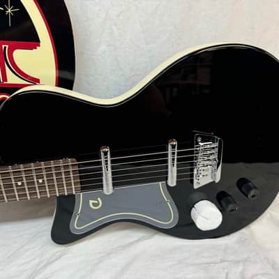 Danelectro Left-Handed Lefty '56 Singlecut Baritone Guitar - Black image 2