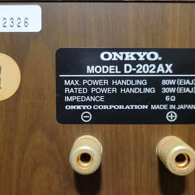 Vintage Bookshelf Speakers ONKYO D-202AX (JDM) image 12