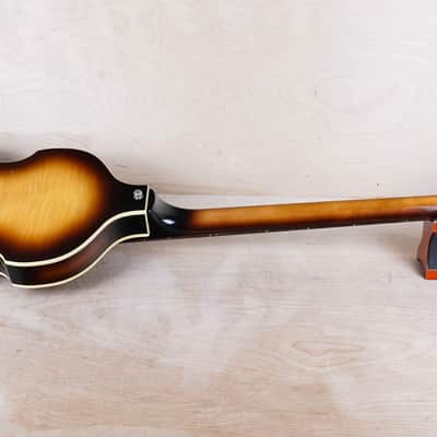 Greco VB50 Violin Bass MIJ 1986 Sunburst Vintage Japan w/ OHSC image 12