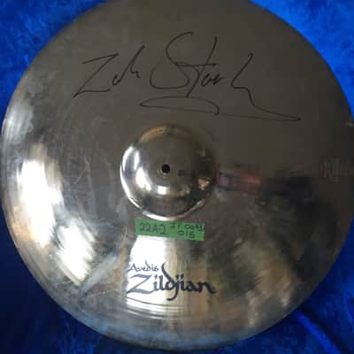 Zildjian Zak Starkey’s, The WHO, Stage Used, Signed Cymbal, Poster, Sticks Package. Authenticated. 2006 image 1
