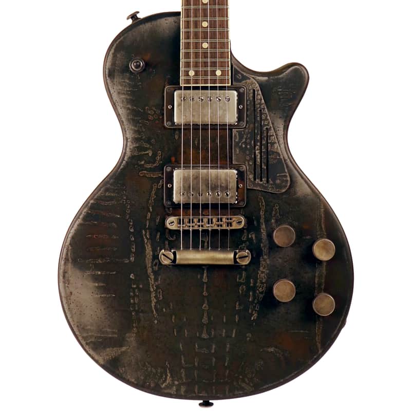 2009 James Trussart Steel DeVille - Rusty Gator Holy Back image 1