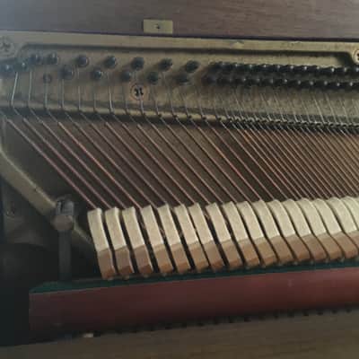 Vintage 1975 Baldwin Acrosonic 41” Console Upright Piano Natural Walnut Lacquer Fully Original w/ Bench Made in USA image 8