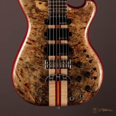 2015 Alembic Further FLG6, Purpleheart/Buckeye image 4