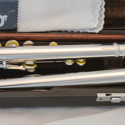 Di Zhao DZ-470 Open-hole Intermediate Flute *Split-E *Silver headjoint *Low-B *Overhauled New Pads image 7