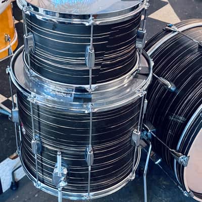 Barton Essential Beech Three piece Drum Kit - Ebony image 5