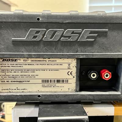 Bose 151 Indoor Outdoor Speakers w/ Mounting Brackets, Original Box & Instructions, Black image 7