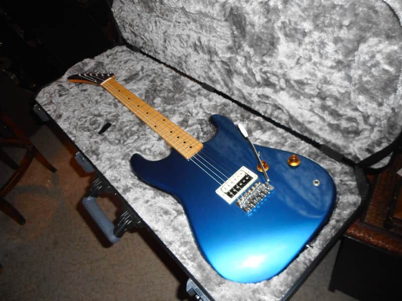 Robin RH-1 1980s Super Rare- Blue Sparkle w/ Matching Headstock image 1