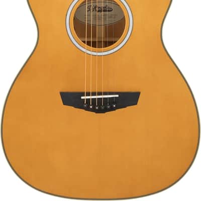 D'Angelico Excel Tammany OM Acoustic - Electric Guitar  Vintage Natural Finish image 4
