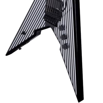 Wylde Audio Viking V Pinstripe FR Floyd Rose  Zakk Wylde V Shape Electric Guitar image 6